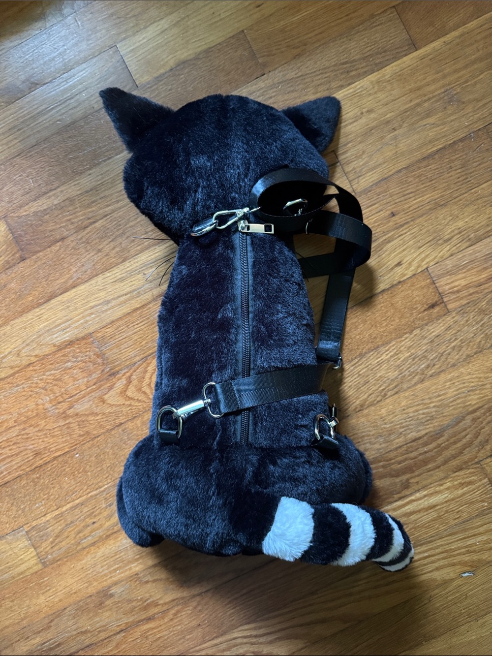 Dolls Kill x Emily the Strange Salem Black Cat purse or backpack - Picture 2 of 3
